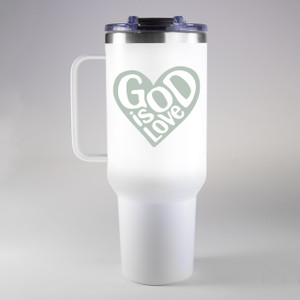 "The Bev"  God Is Love Tumbler 40 oz. - NEW