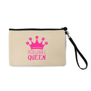 Pickleball Queen Natural Zip Pouch