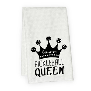 Pickleball Queen Microfiber Hand Towel Pickleball Queen Microfiber Hand Towel