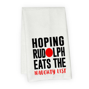 Hoping Rudolph Microfiber Hand Towel