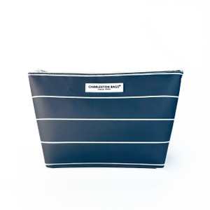 Zippy Pouch - Navy/White