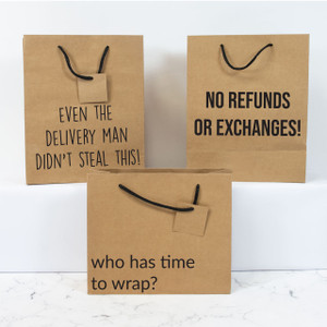 Witty Gifting Bags - Set of 9 Witty Gifting Bags - Set of 9
