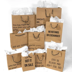 Witty Gifting Bags - Set of 9 - NEW