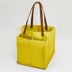 Lemon Canvas Market Tote