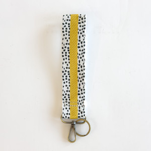 Daffodot Guitar Wristlet Key Chain Strap
