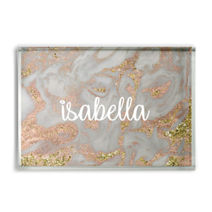 Rosegold Glass Block