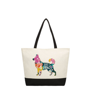 German Shepherd Color Block Tote