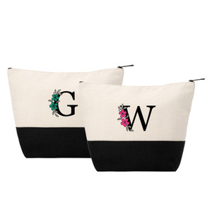 Florabet Color Block Zip Pouch