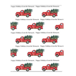 Christmas Tree Delivery Personalized Gift Wrap
