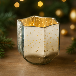 Star of David Tealight Holder-Silver