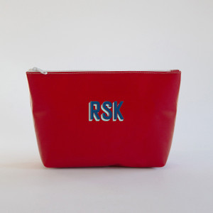 Zippy Pouch - Cherry - Shadow Ltrs Zippy Pouch - Cherry - Shadow Ltrs
