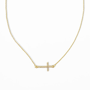 Pavé Cross Pendant Necklace Pavé Cross Pendant Necklace