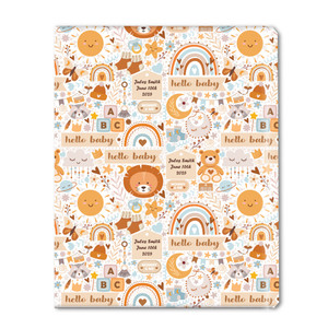Hello Baby Personalized Gift Wrap