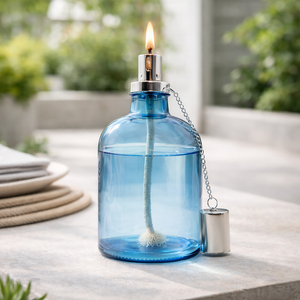 Laguna Tabletop Torch - Blue