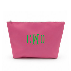 Zippy Pouch - Hot Pinkie - Monogrammed