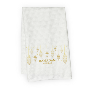 Ramadan Mubarak Lanterns Microfiber Hand Towel