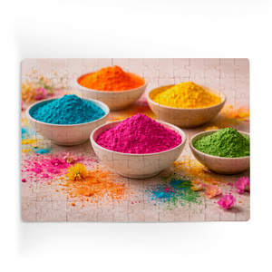 Holi Color Powder Celebration Puzzle