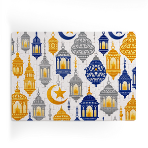 Ramadan Moon & Lanterns Puzzle