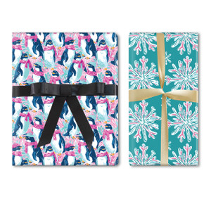 Preppy Penguins & Frosty Flakes Wrap