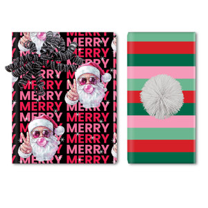 Bubble Gum Santa Wrap - NEW