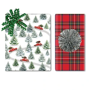 Santa's On His Way Wrap