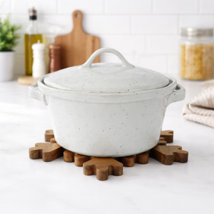 Acacia Snowflake Trivet