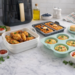 Silicone Air Fryer Liners - Set of 3