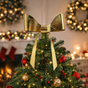 Metal Bow Tree Topper & Wreath Clip