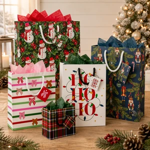 Holiday Gift Bags - Set of 6