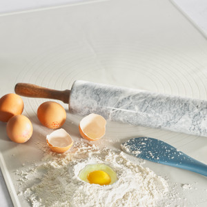Marble & Acacia Rolling Pin