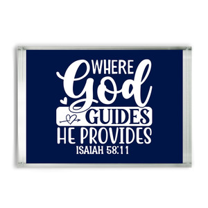 Where God Guides Glass Block