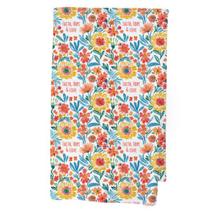 Floral FHL Ultra Fiber Hand Towel