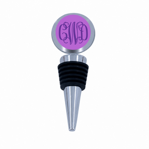 Vine Monogram Bottle Stopper