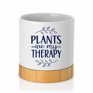 Plant Therapy Ceramic Container & Base - NEW
