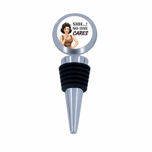 Shhh Retro Bottle Stopper - NEW