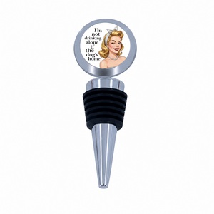If The Dog's Home Retro Bottle Stopper - NEW