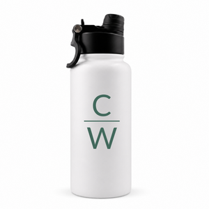 Stacked Initials Hydra Loop Water Bottle