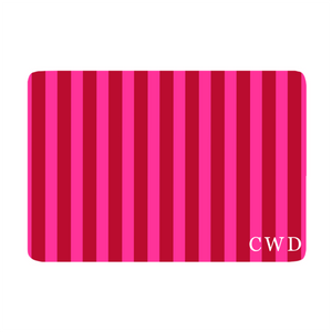 Monogram Stripes Desk Mat - NEW