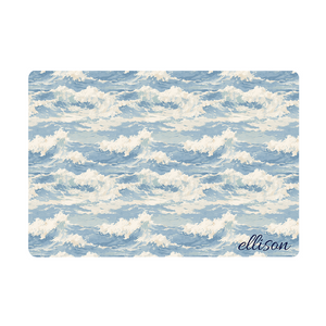 Painted Waves Desk Mat