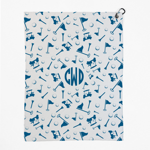 Fairway Icons Microfiber Golf Towel