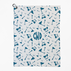 Fairway Icons Microfiber Golf Towel