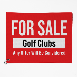 For Sale Microfiber Golf Towel