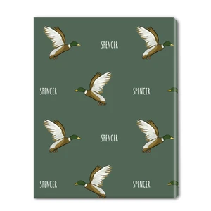 Mallards in Motion Personalized Gift Wrap