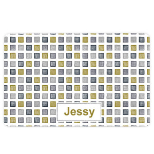 Vegas Gold Color Cubes Pet Mat