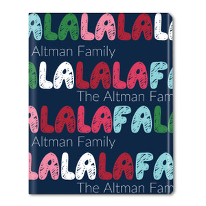 Falala Personalized Gift Wrap- Navy Falala Personalized Gift Wrap- Navy