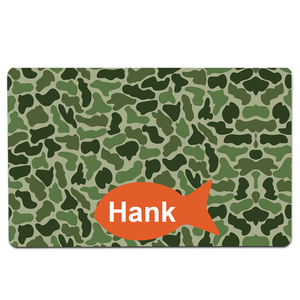 Green Camo Pet Mat Green Camo Pet Mat