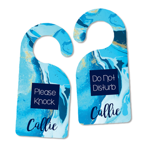 Ocean Marble Door Hanger