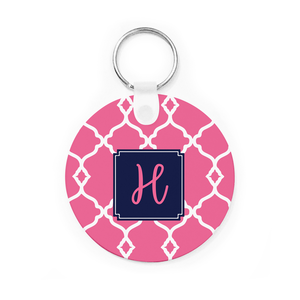 Pink Trellis Key Chain Pink Trellis Key Chain