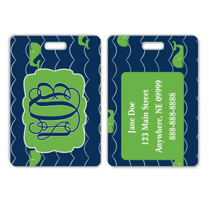 Whales Luggage Tag Whales Luggage Tag