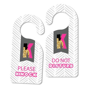 Ribbon Glitter Letter Door Hanger